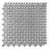 Модульное грязезащитное ПВХ покрытие OPTIMA DUOS 250x250x16мм, светло-серое.