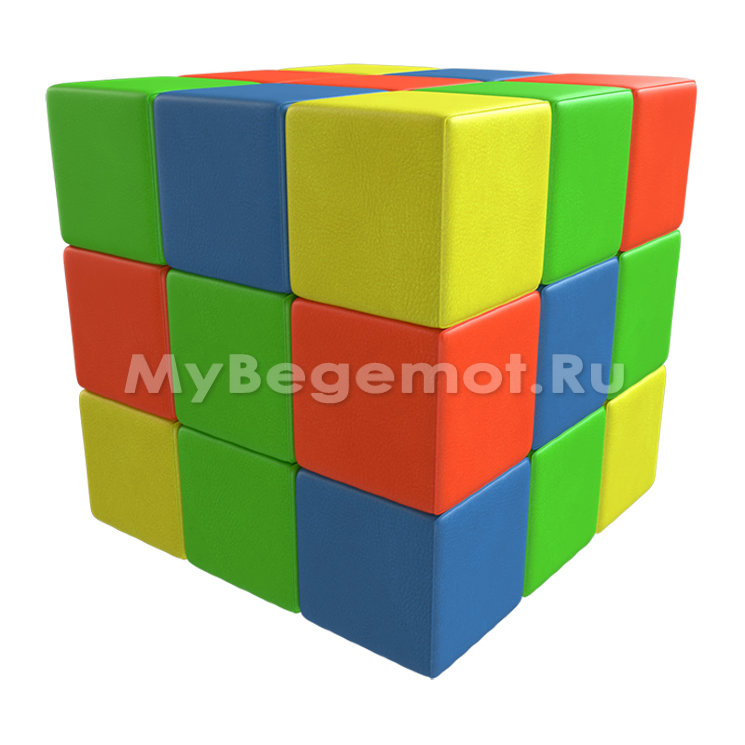 Детский мягкий конструктор «Кубик-Рубика»
